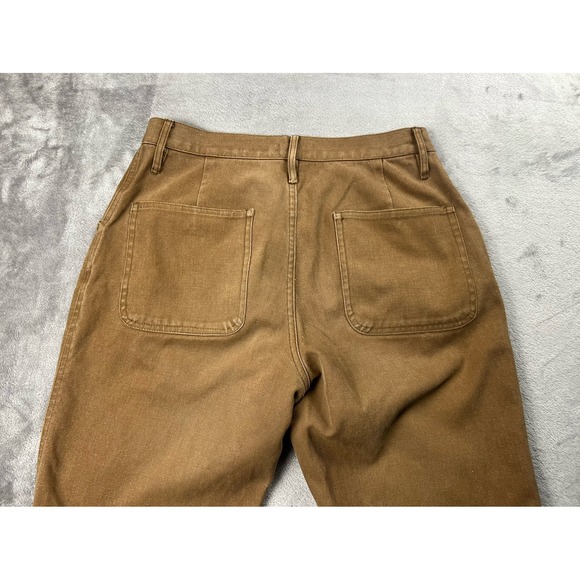 Taylor Stitch Jeans Men's‎ 30x35 Brown Button Fly Hemp Blend - Picture 4 of 10